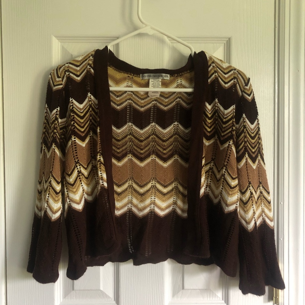 Zig-Zag Cardigan Two-one-two New York Size S